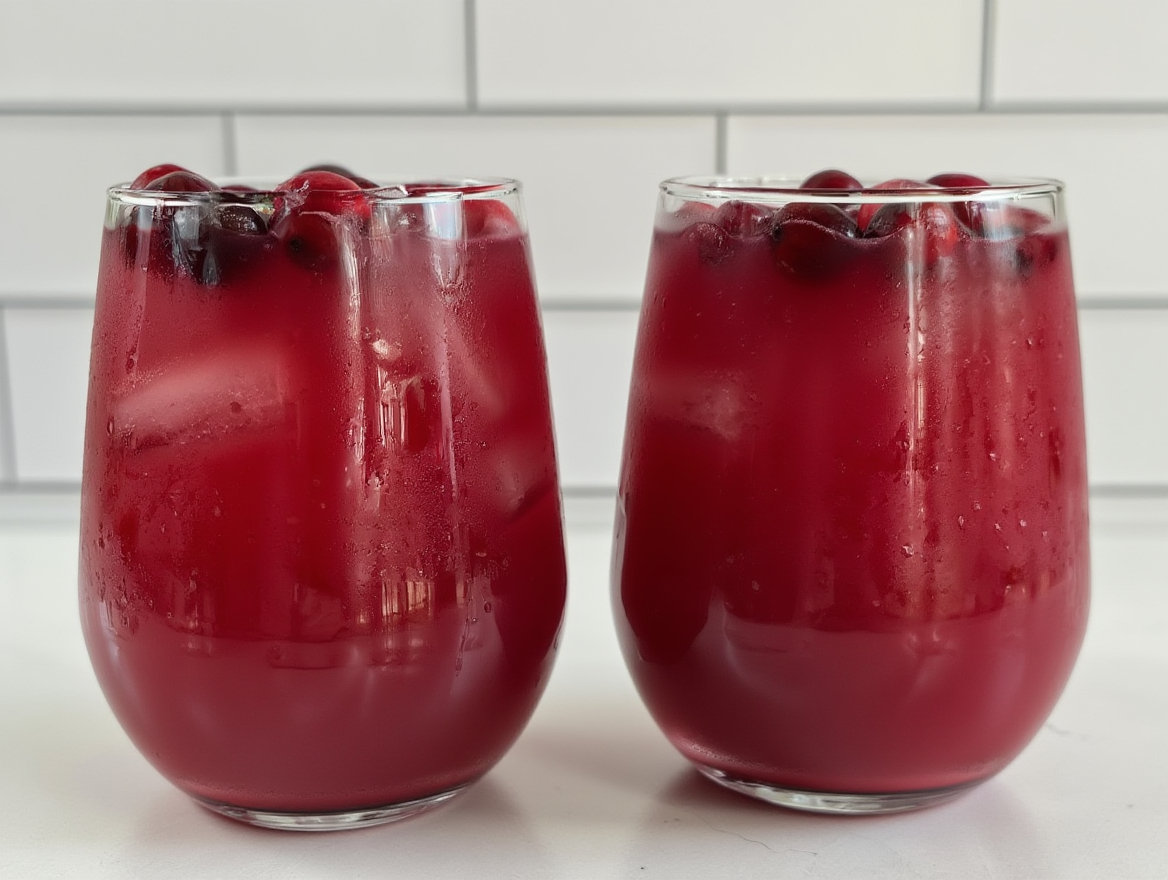 Vibrant Cranberry Mocktails – Festive Recipe
