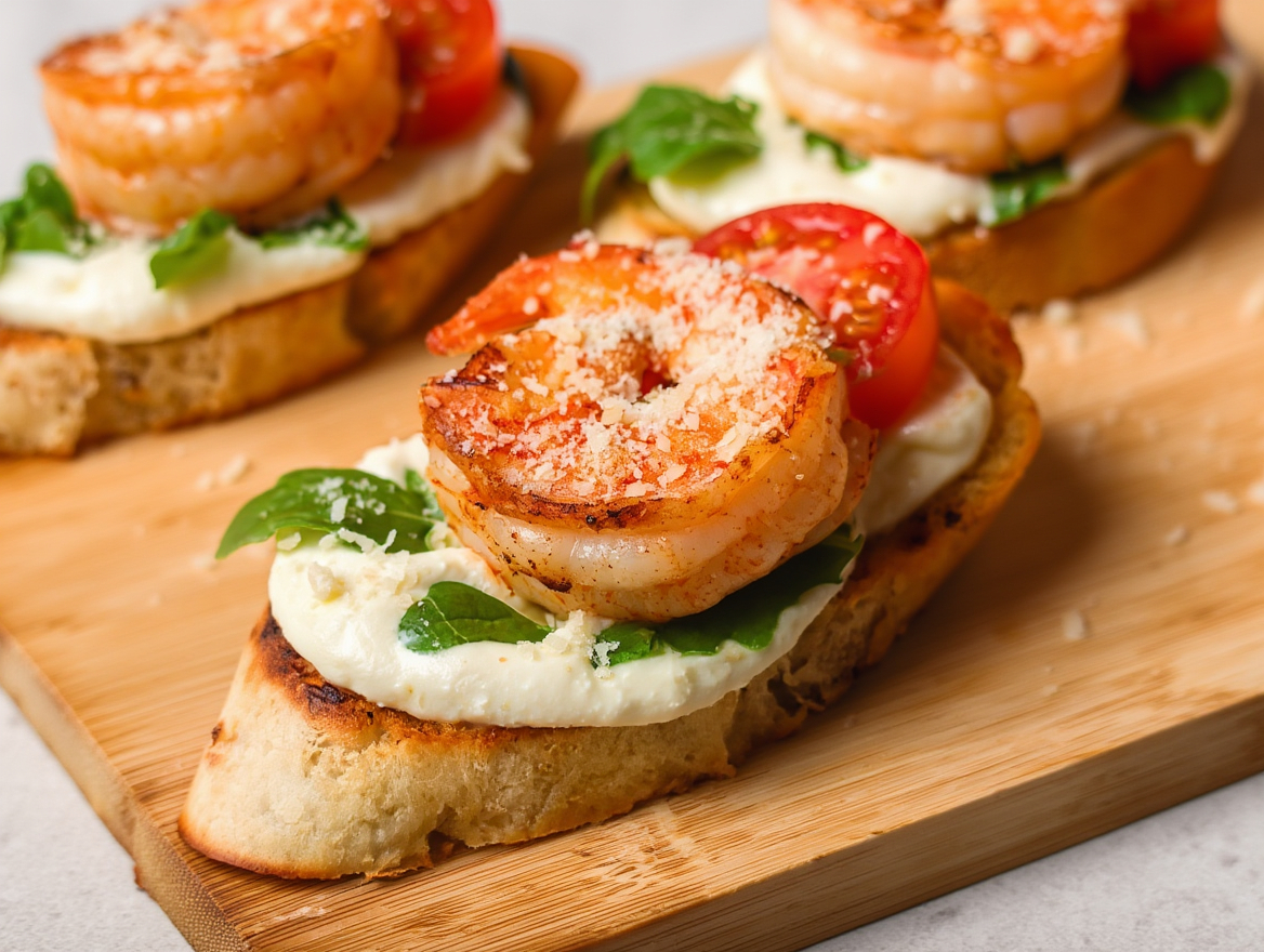 Zesty Shrimp Crostini – Festive Recipe